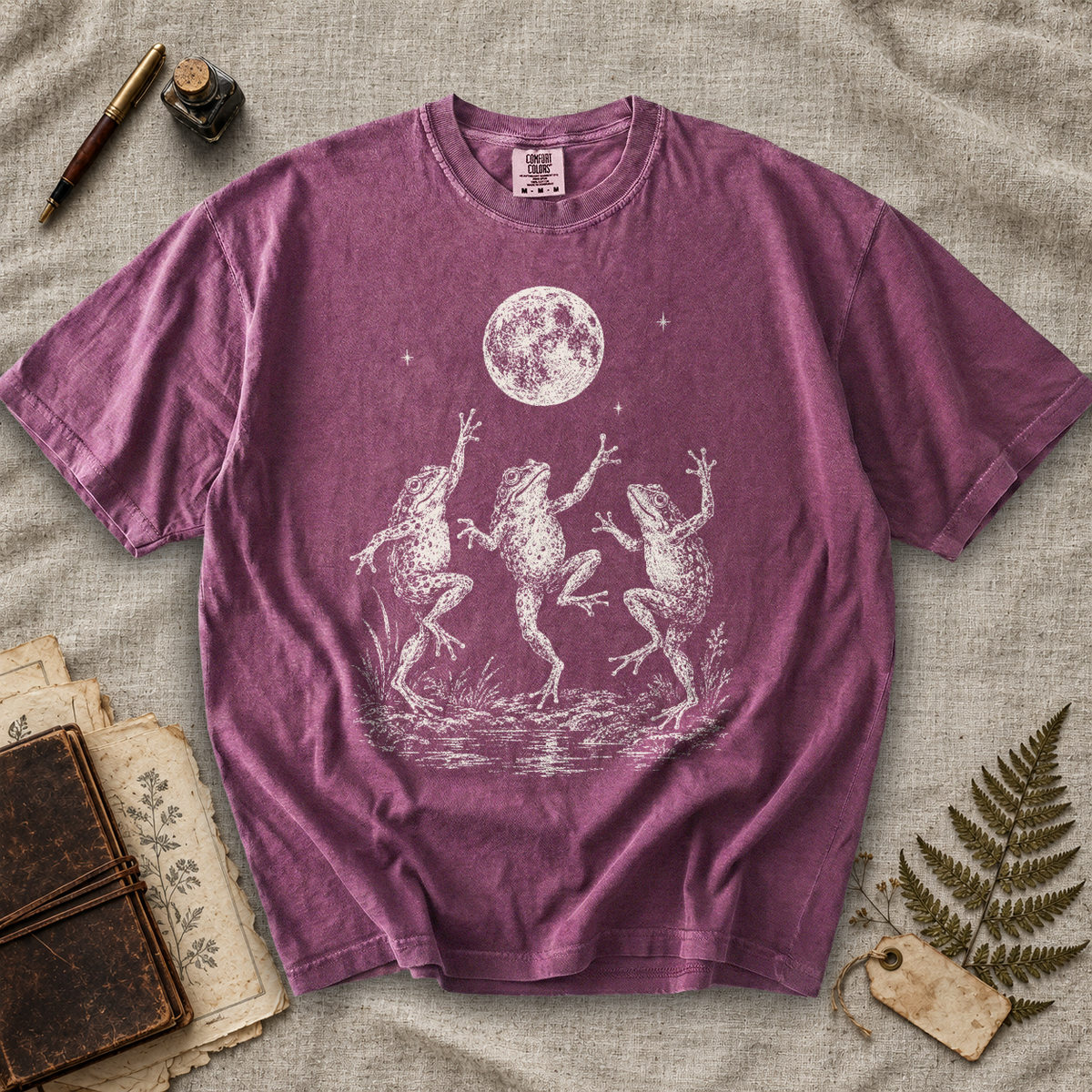 Dancing Frogs Moon T-Shirt