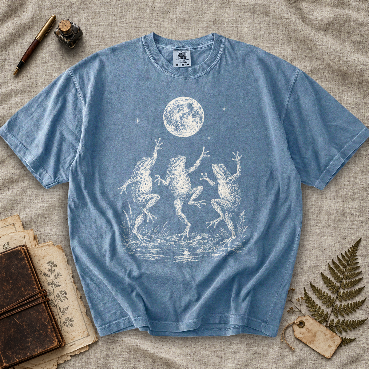 Dancing Frogs Moon T-Shirt