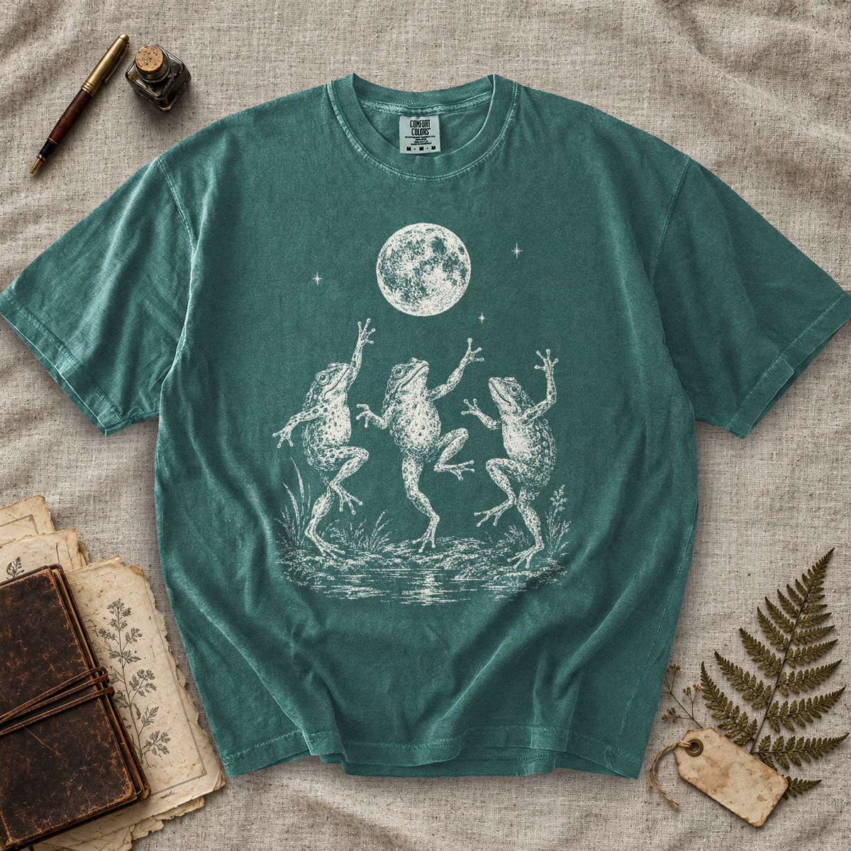 Dancing Frogs Moon T-Shirt