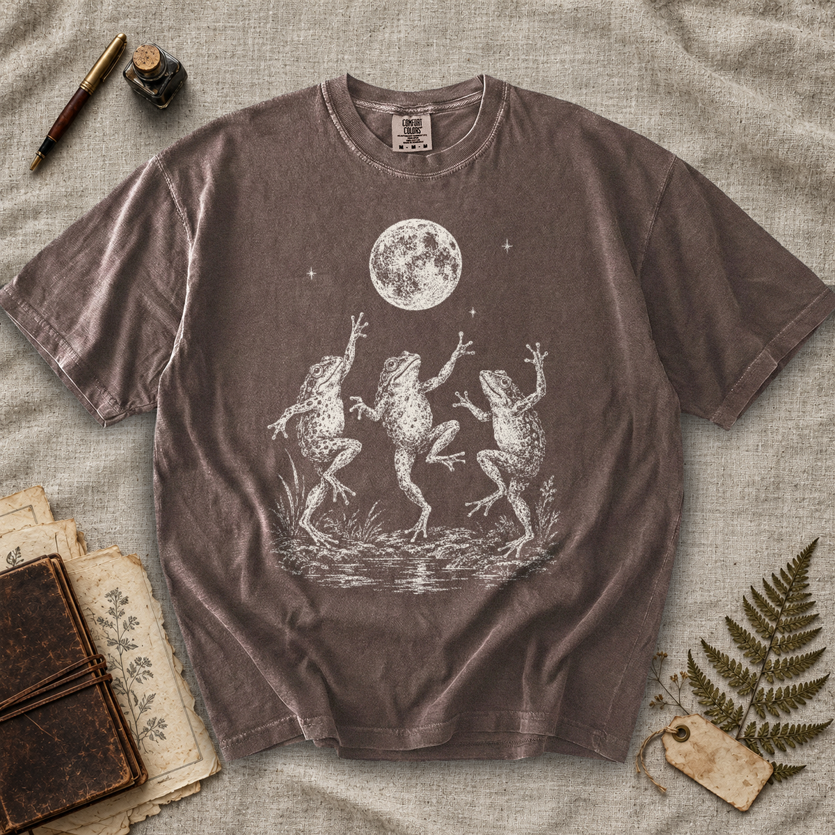 Dancing Frogs Moon T-Shirt