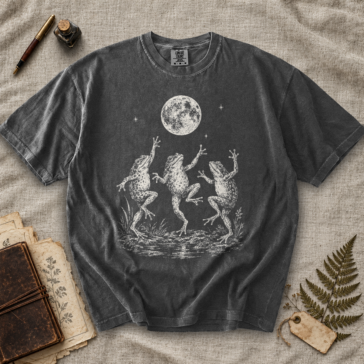 Dancing Frogs Moon T-Shirt