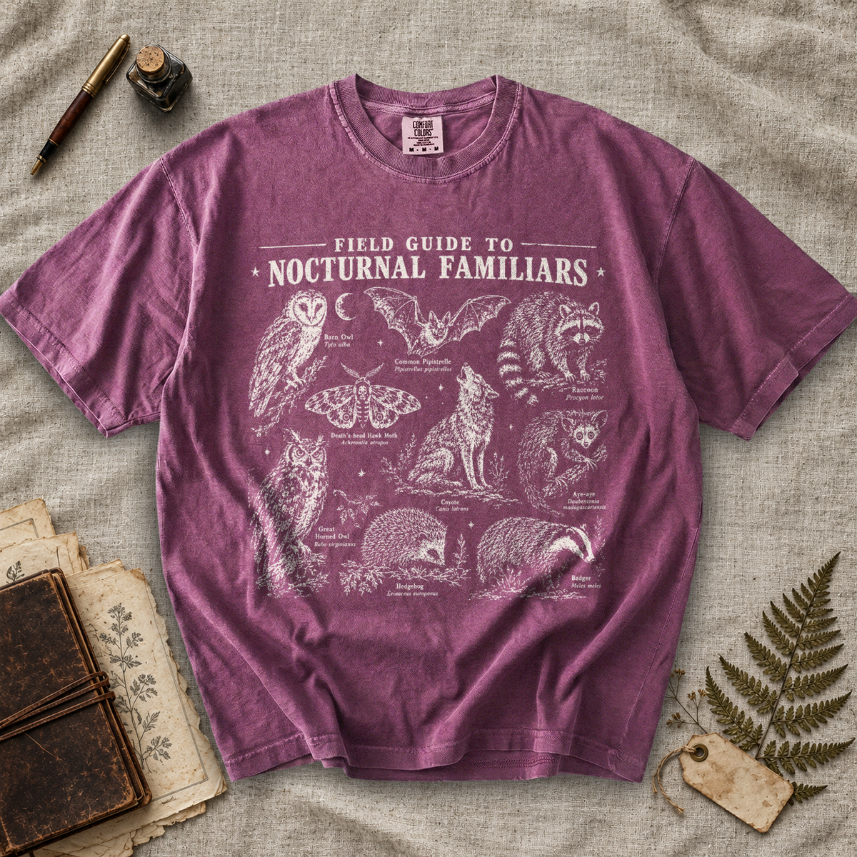 Field Guide to Nocturnal Familiars T-Shirt