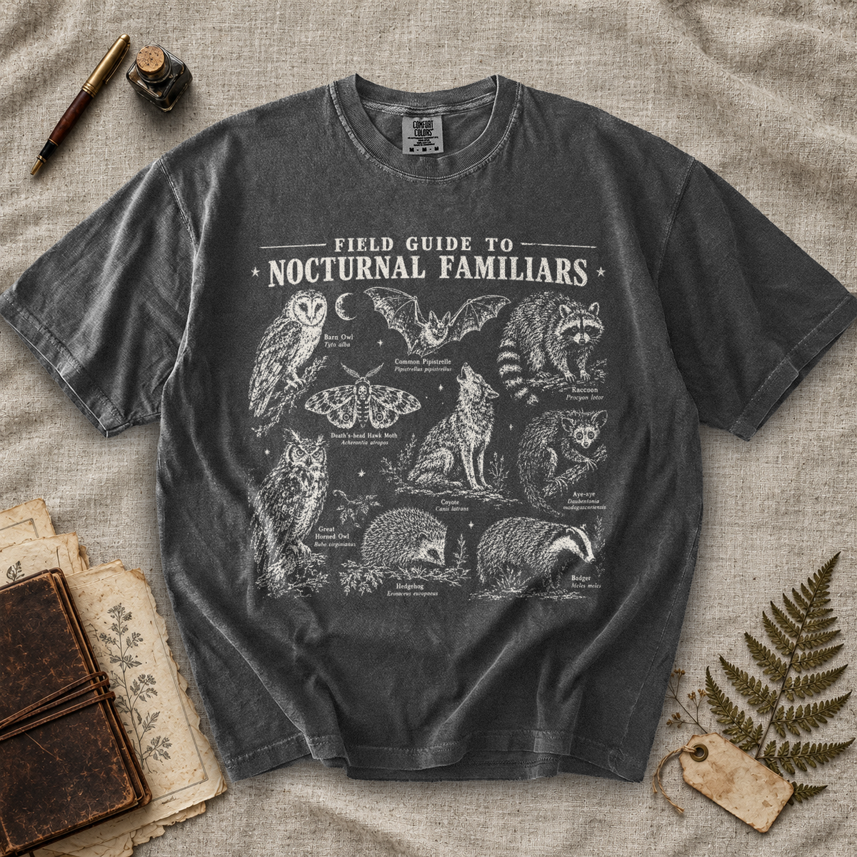 Field Guide to Nocturnal Familiars T-Shirt